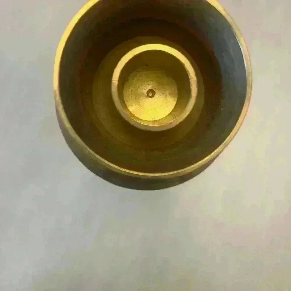 Vintage Solid Brass Wall Sconce Candle Holder - Picture 4 of 5